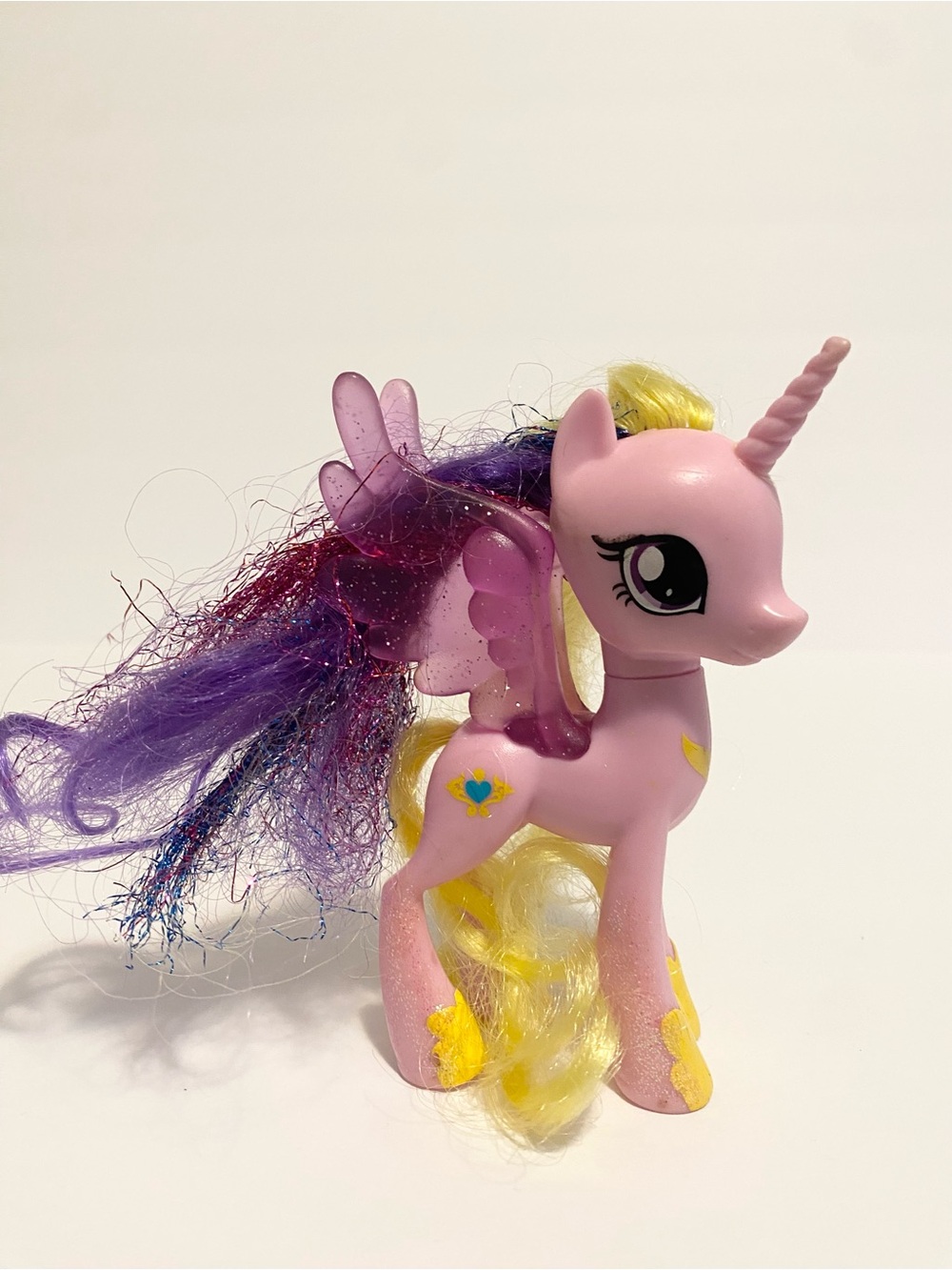 My Little Pony G4 Princess Cadence Cadance Hasbro 2016 Brushable Glitter Wings
